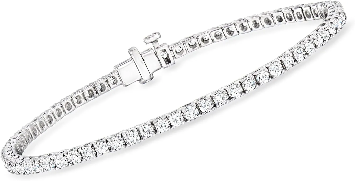 Ross-Simons 3.00 ct. t.w. Lab-Grown Diamond Tennis Bracelet in Sterling Silver