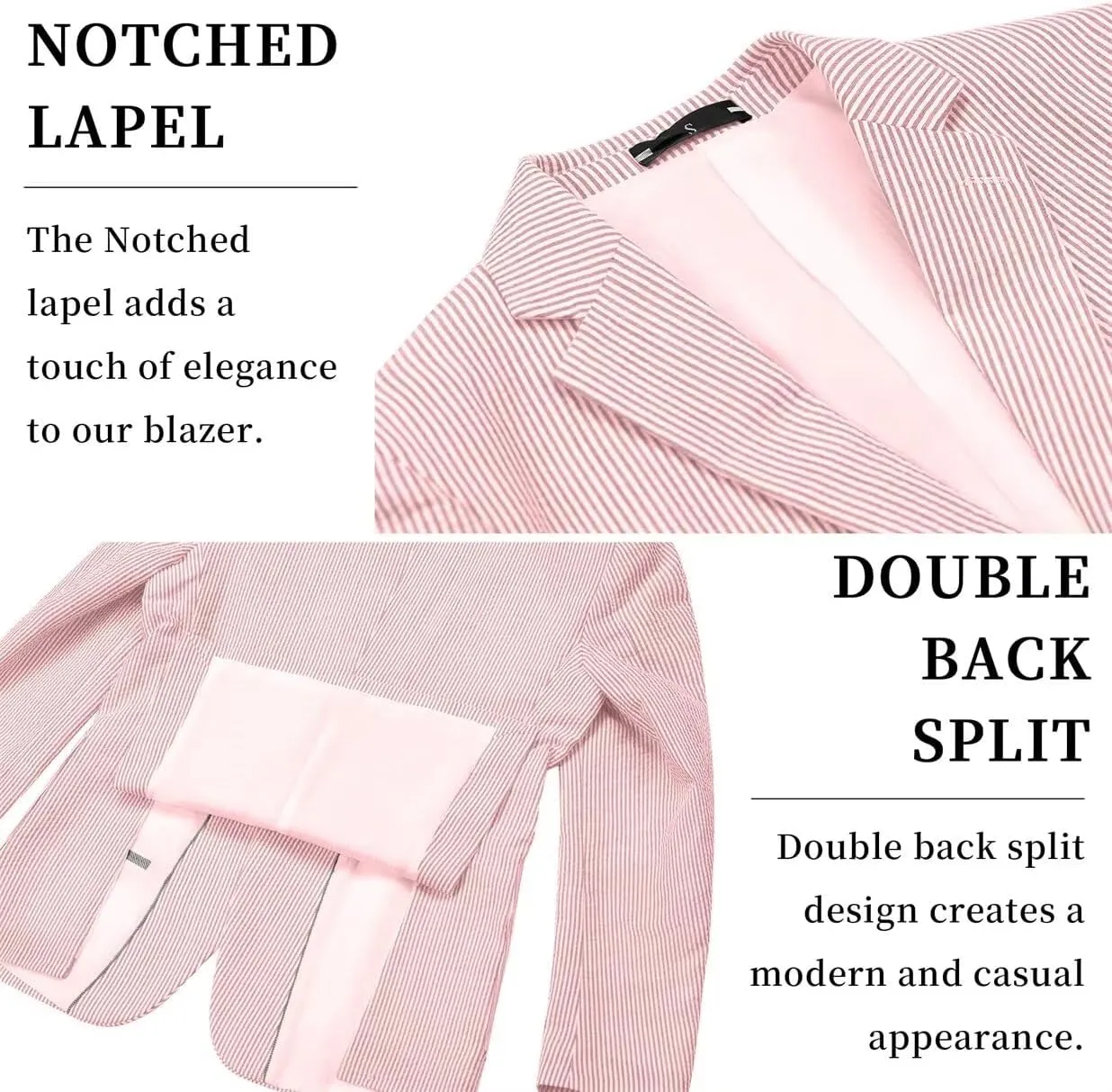 Seersucker Mens Suit Jacket Slim Fit Casual Blazer Summer Sport Coats Wedding Suits Jackets Prom Tuxedo Blazers
