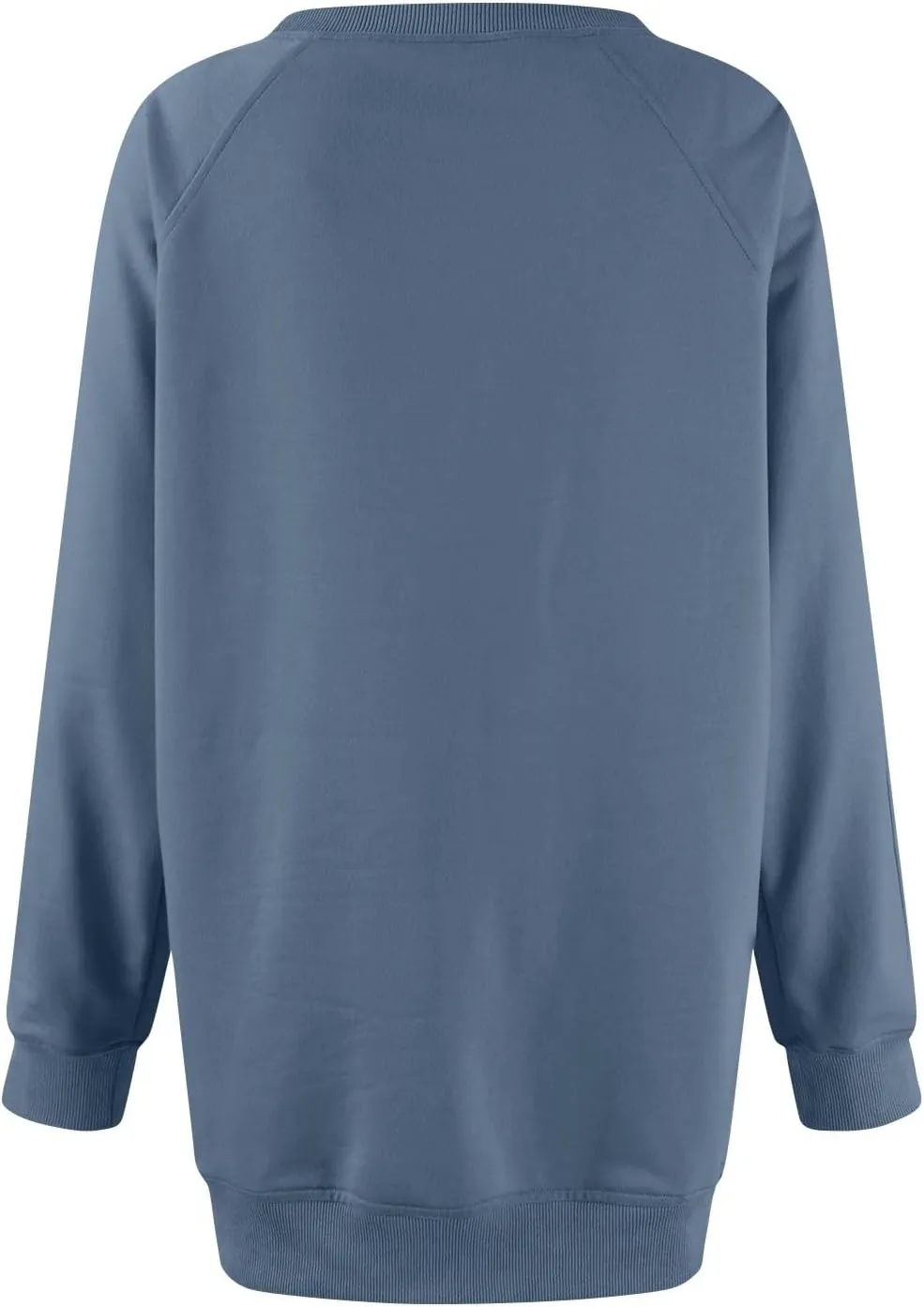 slqdgmryz Crewneck Sweatshirts Women Side Split Oversized Sweatshirt No Hood Crew Neck Y2k Hoodie Long Sleeve Tunic Pullover