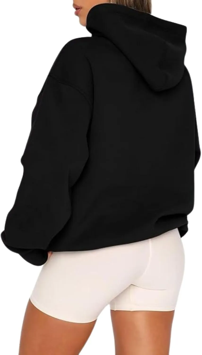 Womens Hoodies Oversized Sweatshirts Pullover Fleece Sweaters Long Sleeve With Pockets Winter Fall Outfits Y2k Clothes