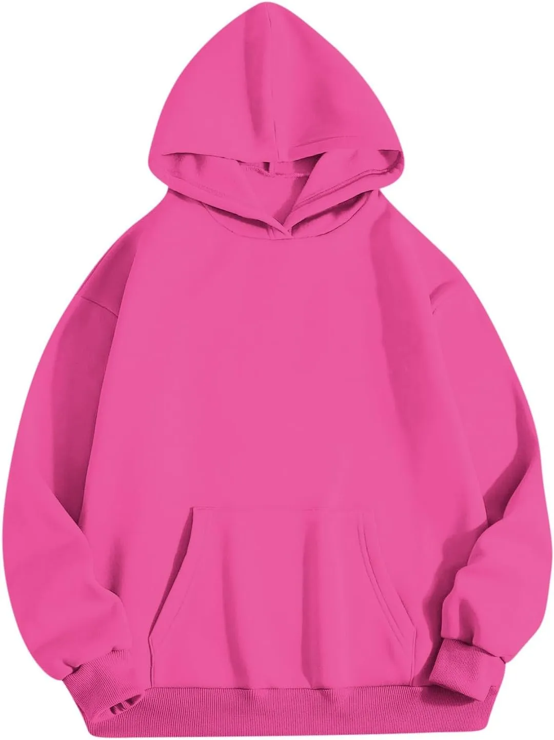 Womens Hoodies Oversized Sweatshirts Pullover Fleece Sweaters Long Sleeve With Pockets Winter Fall Outfits Y2k Clothes