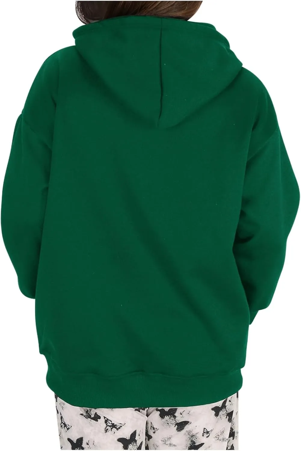 Womens Hoodies Oversized Sweatshirts Pullover Fleece Sweaters Long Sleeve With Pockets Winter Fall Outfits Y2k Clothes
