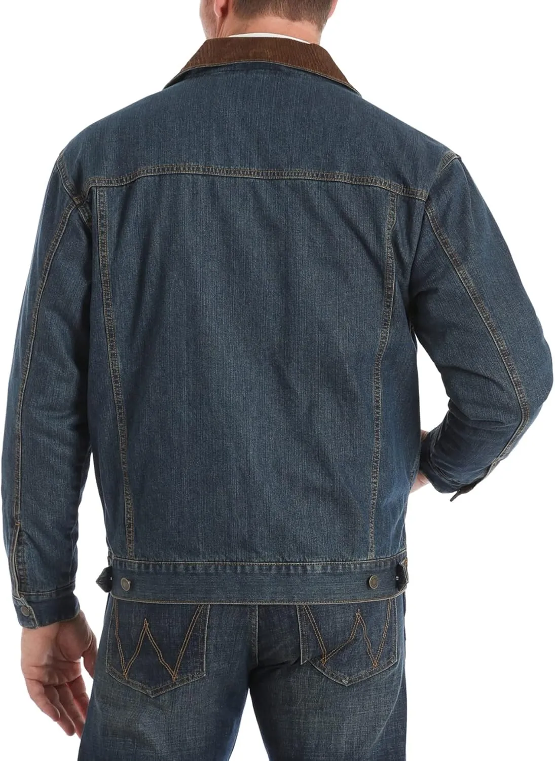 Wrangler Men's Concealed Carry Blanket Lined Denim Jacket