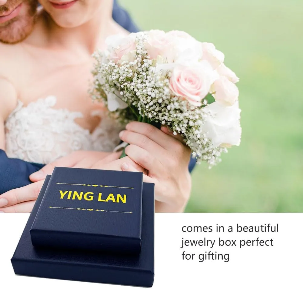 YING LAN Cultured Freshwater Pearl Stretch Bracelet 8 Inch For Women Ladies Accessories Jewelry